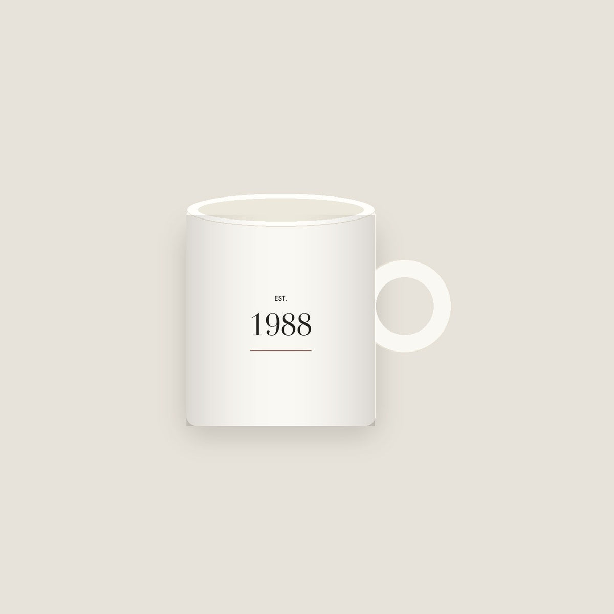 Established 1988 · Birth Year Mug