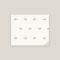 Established 2011 · Birth Year Wrapping Paper