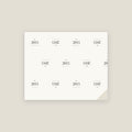 Established 2015 · Birth Year Wrapping Paper